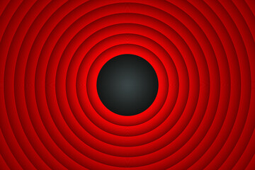 Vector illustration of retro cartoon background with red circles. 