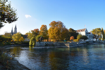 Konstanz am Bodensee, Herbst am Stadgarten