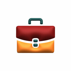 3d bag icon design illustration