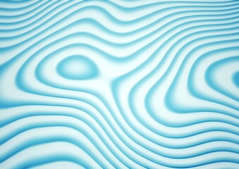 連続した青い波形の模様