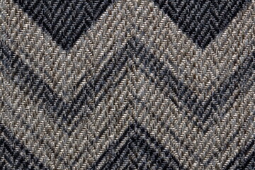 Fototapeta premium texture of jacquard fabric with geometric pattern
