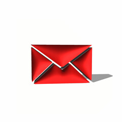 3d message icon design illustration
