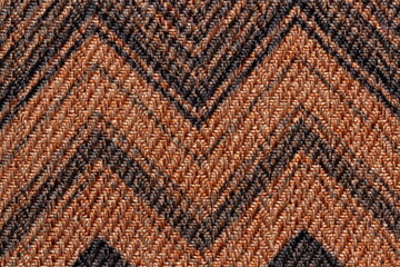 Fototapeta premium texture of jacquard fabric with geometric pattern