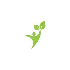 Human Healthy Life Logo template vector icon