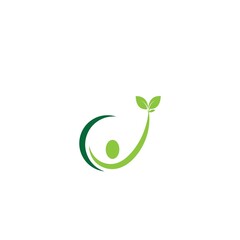 Human Healthy Life Logo template vector icon