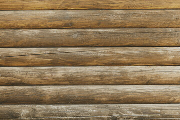 An old wooden wall, grunge background. Close up plank texture.