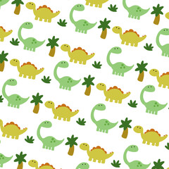 Cute dinosaurs pattern