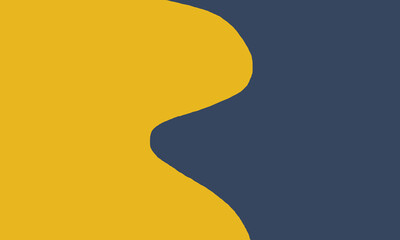 navy background with dark yellow waves