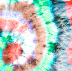 Neon Psychedelic Kaleidoscope. Die Swirl Texture.
