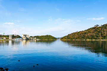 浜名湖と遊園地（パルパル）