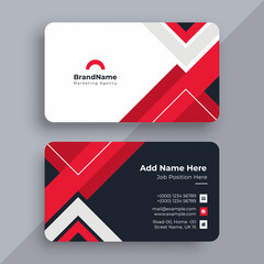 Business card design template, visiting card