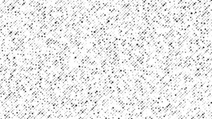 Dots texture with noise effect. Abstract halftone background. Vector glitch backdrop. Digital screen with matrix or binary code.