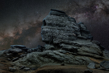 Romanian Sphinx and the Milky Way - Powered by Adobe