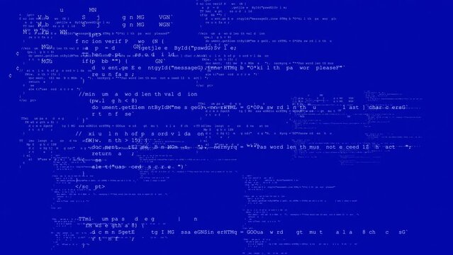 Programming Code Error Blue Screen Background
