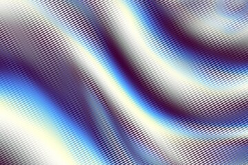 Futuristic background. Thin wavy lines.