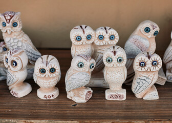 owl, souvenir from Athens Greece