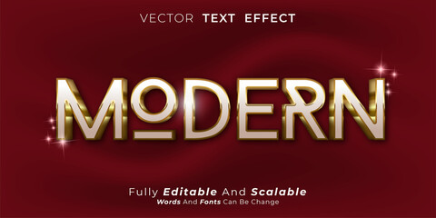 Editable text Modern gold illustration template luxury design