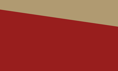 maroon background with cream slanted square on top
