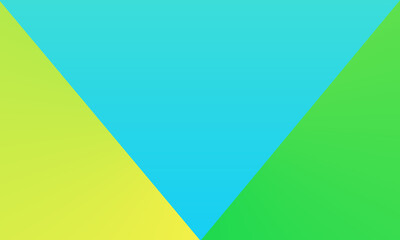 yellow, green and blue gradient triangle stack background