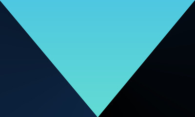 blue and black gradation triangle stack background