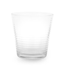 Empty glass isolated on a white background.