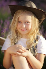 cowgirl on lavender