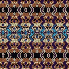 Abstract fractal pattern in afro style.