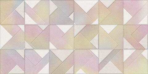 Multicolor digital wall tiles design for interior abstract home decor used ceramic digital wall tile background texture.