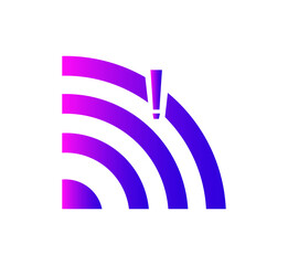 no wi-fi connection icon, no Wireless network sign symbol