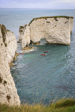 Old Harry Rocks, Handfast Point, Studland, Dorset, England