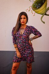 portrait shooting of a tattoo woman in funchal madeira portugal 