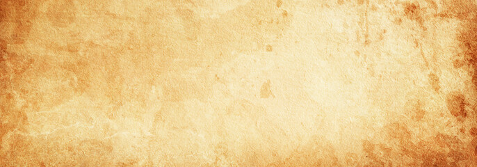 Vintage texture of brown paper with spots and smudges