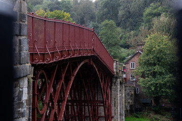 The Iron Bridge over the River Severn at Ironbridge, Shropshire