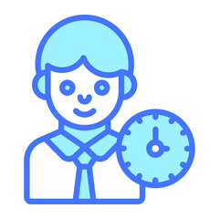 schedule Icon. User interface Vector Illustration, As a Simple Vector Sign and Trendy Symbol in Line Art Style, for Design and Websites, or Mobile Apps,