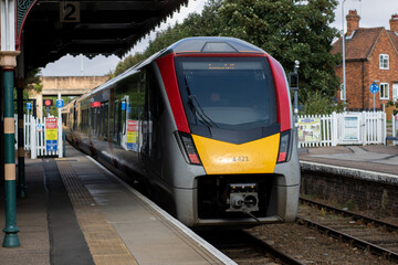 A class 755 train at Halesworth railway station, Suffolk © Jon Ritchie
