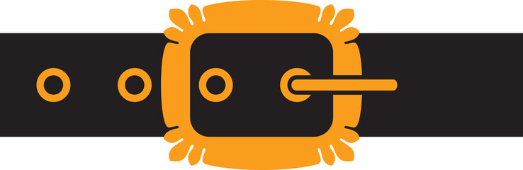 Santa Belt Color Vector Illustration