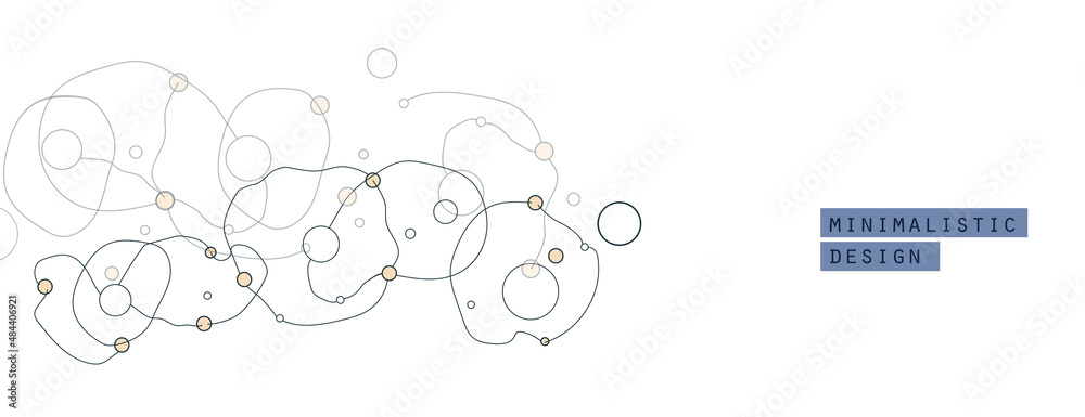 Poster Modern amoeba and microorganisms set. Vector template banners. Presentation dynamic minimal design