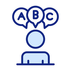 group chat Icon. User interface Vector Illustration, As a Simple Vector Sign and Trendy Symbol in Line Art Style, for Design and Websites, or Mobile Apps,