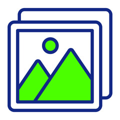 image Icon. User interface Vector Illustration, As a Simple Vector Sign and Trendy Symbol in Line Art Style, for Design and Websites, or Mobile Apps,