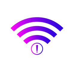 no wi-fi icon vector, no internet signal icon
