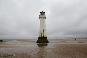 Obraz premium The Lighthouse at New Brighton, The Wirral, England
