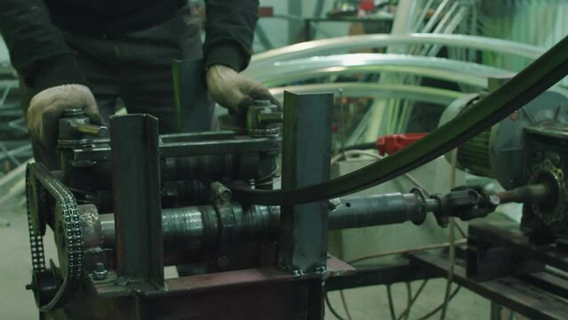 Metal processing and bending, production of metal structures