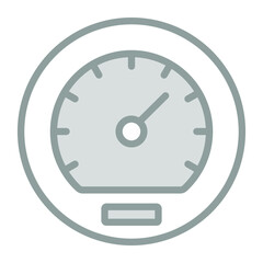 speedometer Icon. User interface Vector Illustration, As a Simple Vector Sign and Trendy Symbol in Line Art Style, for Design and Websites, or Mobile Apps,