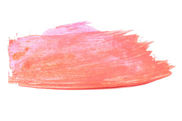 abstract acrylic watercolor paint brush stroke texture isolated on white background for logo and...