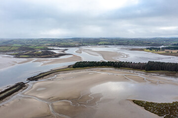 Aerial view of Golf site in Ireland