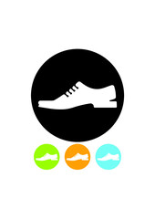 Mens fashion dress shoes vector isolated