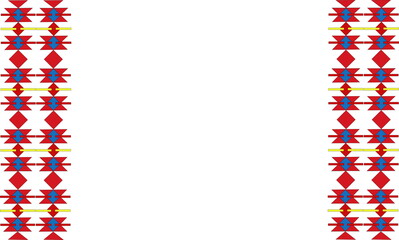 Obraz premium Serbian folk motifs from carpets and embroideries from Old Serbia