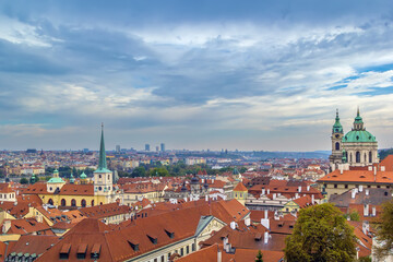 Naklejka na ściany i meble View of Prague, Czech republic