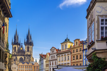 Fototapeta na wymiar Old Town Square, Prague, Czech republic