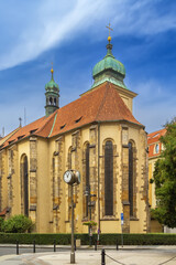 Fototapeta na wymiar Church of the Holy Spirit, Prague, Czech republic